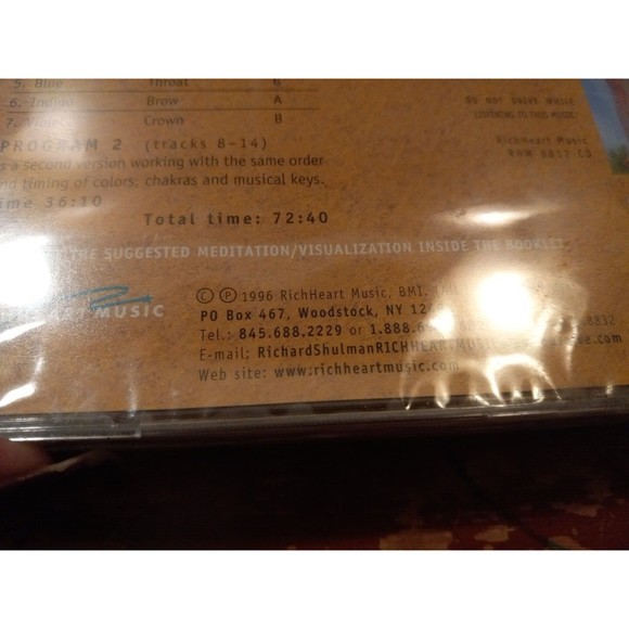 Light Music To Clear & Align the Chakras New sealed CD - Picture 5 of 8